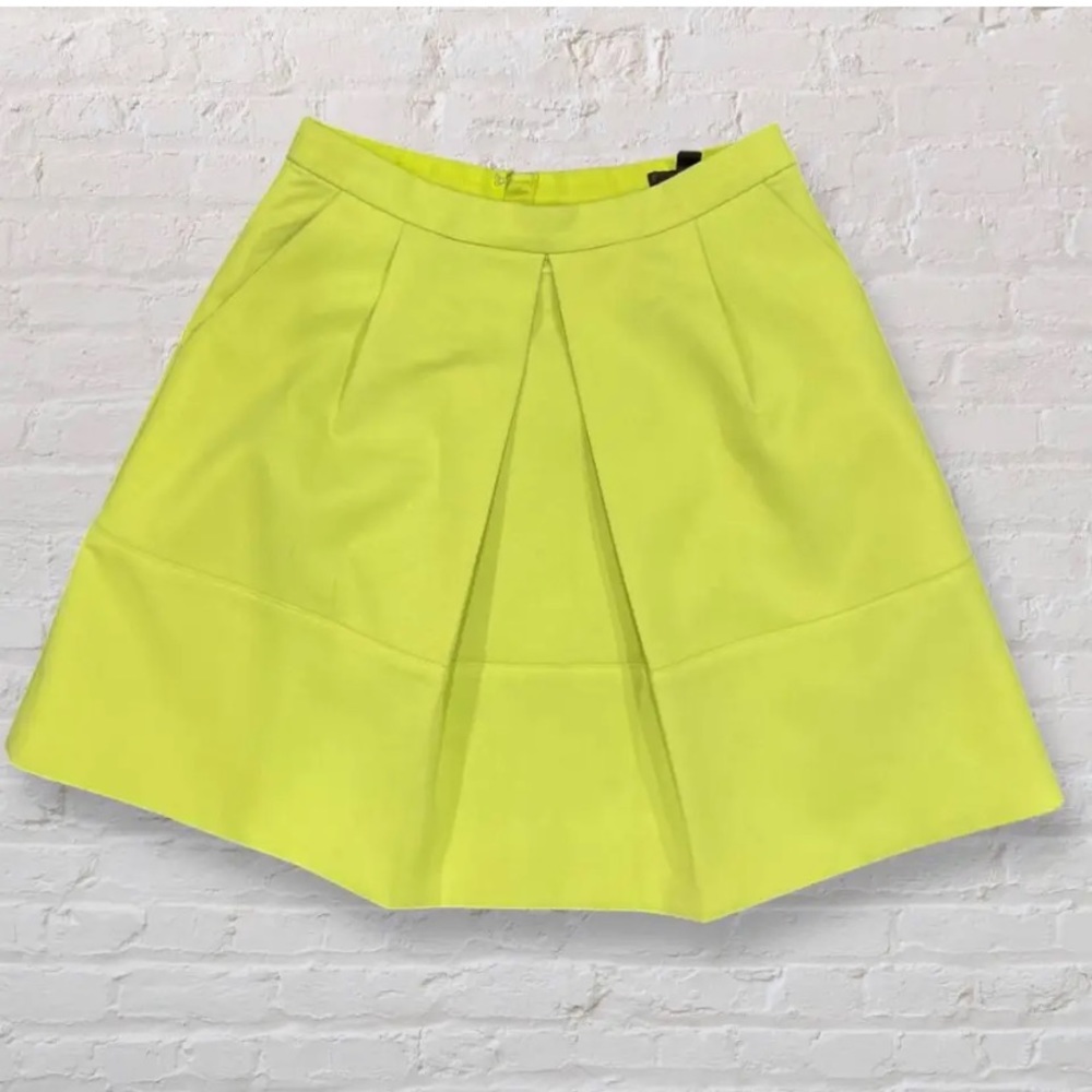 J.Crew Neon Aline Skirt Size 0